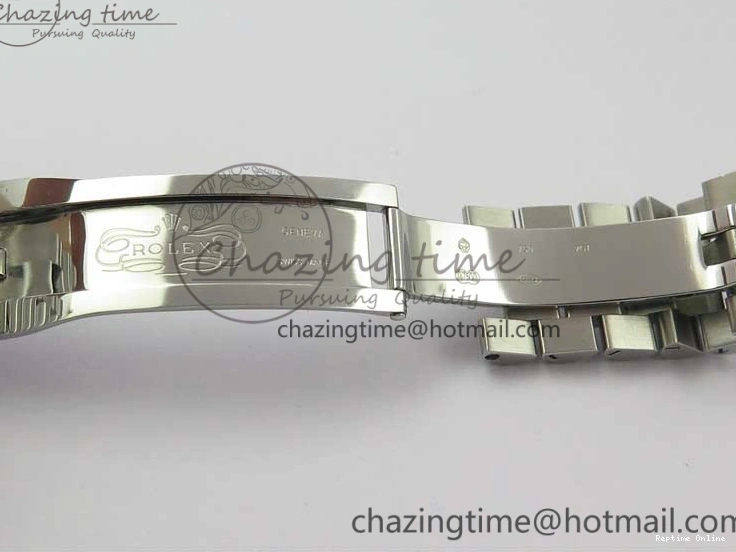 0415 TopPick Day-Date 36 SS 128239 Bp Maker Best Edition Black Dial Crystral Markers on President Bracelet 3149